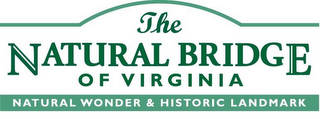 THE NATURAL BRIDGE OF VIRGINIA NATURAL WONDER & HISTORIC LANDMARK logo