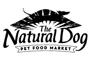 THE NATURAL DOG PET FOOD MARKET logo