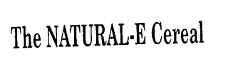 THE NATURAL-E CEREAL logo