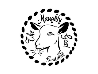THE NAUGHTY GOAT WITH GOAT MILK logo