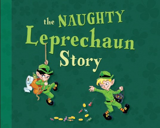 THE NAUGHTY LEPRECHAUN STORY logo