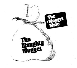 THE NAUGHTY NUGGET THE NUGGET NOTE logo