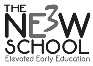 THE NE3W SCHOOL ELEVATED EARLY EDUCATION logo