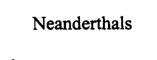 THE NEANDERTHALS logo