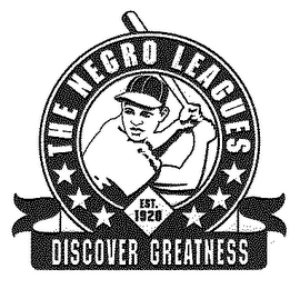 THE NEGRO LEAGUES DISCOVER GREATNESS EST. 1920 logo