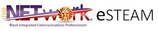 THE NETWORK BLACK INTEGRATED COMMUNICATIONS PROFESSIONALS ESTEAM logo