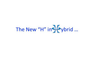 THE NEW "H" IN HYBRID ... logo