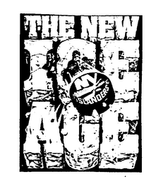 THE NEW ICE AGE NY ISLANDERS logo