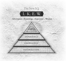 THE NEW I.Q. I.K.E.W. INFORMATION. KNOWLEDGE. EXPERIENCE. WISDOM WISDOM EXPERIENCE KNOWLEDGE INFORMATION logo