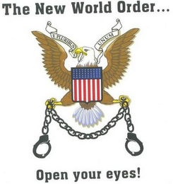 THE NEW WORLD ORDER . . . OPEN YOUR EYES! logo