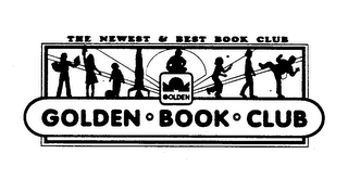 THE NEWEST & BEST BOOK CLUB GOLDEN GOLDEN BOOK CLUB logo
