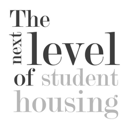 THE NEXT LEVEL OF STUDENT HOUSING logo