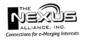 THE NEXUS ALLIANCE, INC. CONNECTIONS FOR E-MERGING INTERESTS logo
