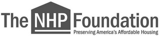 THE NHP FOUNDATION PRESERVING AMERICA'S AFFORDABLE HOUSING logo