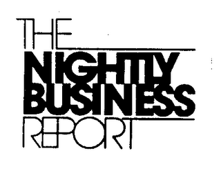 THE NIGHTLY BUSINESS REPORT logo