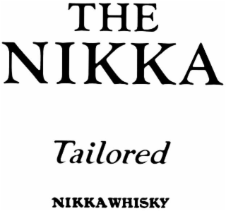 THE NIKKA TAILORED NIKKA WHISKY logo