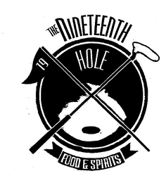 THE NINETEENTH HOLE 19 FOOD & SPIRITS logo