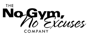 THE NO GYM, NO EXCUSES COMPANY logo