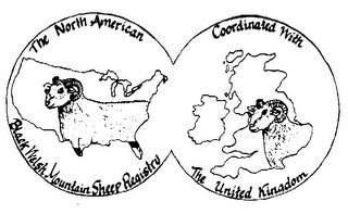THE NORTH AMERICAN BLACK WELSH MOUNTAIN SHEEP REGISTRY COORDINATED WITH THE UNITED KINGDOM logo