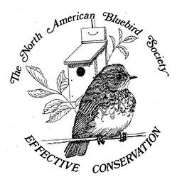 THE NORTH AMERICAN BLUEBIRD SOCIETY EFFECTIVE CONSERVATION logo