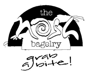 THE NOSH BAGELRY GRAB A BITE! logo