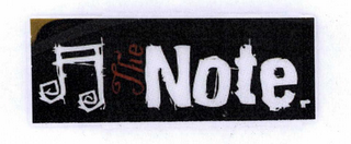 THE NOTE. logo
