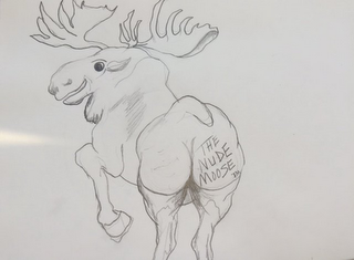 THE NUDE MOOSE logo