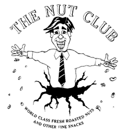 THE NUT CLUB WORLD CLASS FRESH ROASTED NUTS AND OTHER FINE SNACKS logo