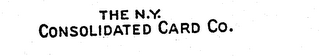 THE N.Y. CONSOLIDATED CARD CO logo