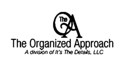 THE O A THE ORGANIZED APPROACH A DIVISION OF IT'S THE DETAILS, LLC logo