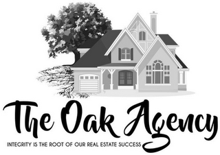 THE OAK AGENCY INTEGRITY IS THE ROOT OFOUR REAL ESTATE SUCCESS logo