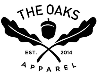 THE OAKS APPAREL EST. 2014 logo