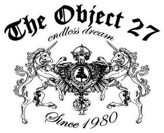 THE OBJECT 27 ENDLESS DREAM SINCE 1980 logo