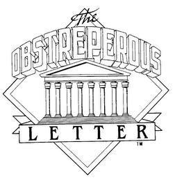 THE OBSTREPEROUS LETTER logo
