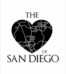 THE OF SAN DIEGO INTERSTATE 5 INTERSTATE CALIFORNIA 805 INTERSTATE 15 INTERSTATE 8 CALIFORNIA 94 logo