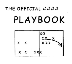 THE OFFICIAL 1999 PLAYBOOK X O logo