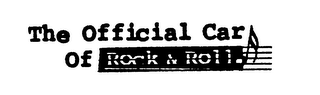 THE OFFICIAL CAR OF ROCK & ROLL logo
