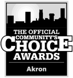 THE OFFICIAL COMMUNITY'S CHOICE AWARDS AKRON logo