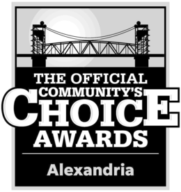 THE OFFICIAL COMMUNITY'S CHOICE AWARDS ALEXANDRIA logo