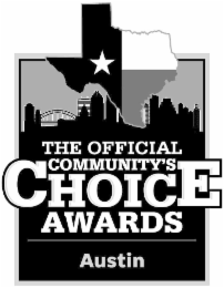 THE OFFICIAL COMMUNITY'S CHOICE AWARDS AUSTIN logo