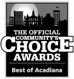 THE OFFICIAL COMMUNITY'S CHOICE AWARDS BEST OF ACADIANA logo
