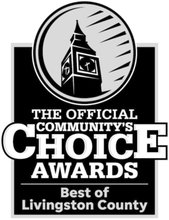 THE OFFICIAL COMMUNITY'S CHOICE AWARDS BEST OF LIVINGSTON COUNTY logo