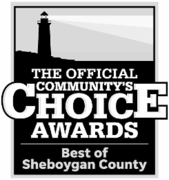 THE OFFICIAL COMMUNITY'S CHOICE AWARDS BEST OF SHEBOYGAN COUNTY logo