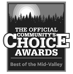 THE OFFICIAL COMMUNITY'S CHOICE AWARDS BEST OF THE MID-VALLEY logo