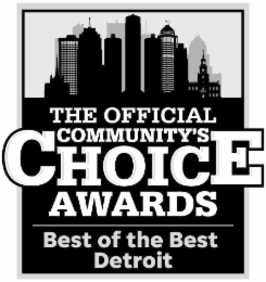 THE OFFICIAL COMMUNITY'S CHOICE AWARDS BEST OF THE BEST DETROIT logo
