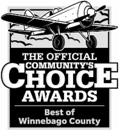 THE OFFICIAL COMMUNITY'S CHOICE AWARDS BEST OF WINNEBAGO COUNTY logo