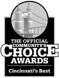 THE OFFICIAL COMMUNITY'S CHOICE AWARDS CINCINNATI'S BEST logo