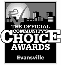 THE OFFICIAL COMMUNITY'S CHOICE AWARDS EVANSVILLE logo