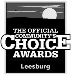 THE OFFICIAL COMMUNITY'S CHOICE AWARDS LEESBURG logo