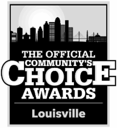 THE OFFICIAL COMMUNITY'S CHOICE AWARDS LOUISVILLE logo